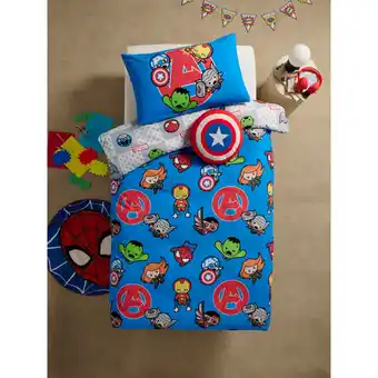 Asda George Home Marvel Avengers Reversible Single Duvet Set offer