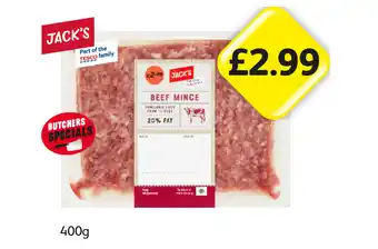 Londis Jack's Beef Mince offer