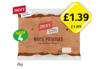 Londis Jack's White Potatoes offer