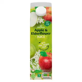 Morrisons Morrisons 100% Fruit Apple & Elderflower Juice offer