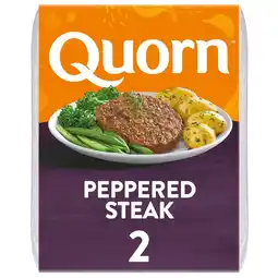 Morrisons Quorn Vegetarian Peppered Steaks 2 Pack offer