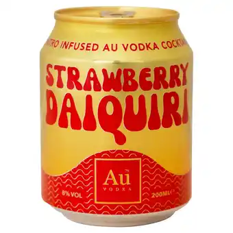 Morrisons Au Vodka Strawberry Daiquiri Cocktail 200ml offer