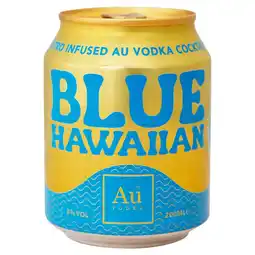 Morrisons Au Vodka Blue Hawaiian Cocktail 200ml offer