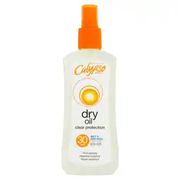 Morrisons Calypso Dry Oil Clear Protection SPF 30 offer