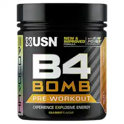 Morrisons USN B4 Bomb Pre-Workout Cola Burst Flavour offer