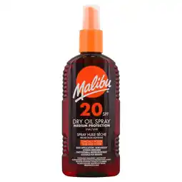 Morrisons Malibu Dry Oil Spray SPF 20 offer