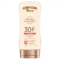 Asda Hawaiian Tropic Glowing Protection Lotion SPF30 180ml offer