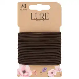 Asda Lure Beauty 20 Thin Snagfree Bands Brown offer