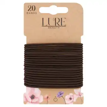 Asda Lure Beauty 20 Thin Snagfree Bands Brown offer