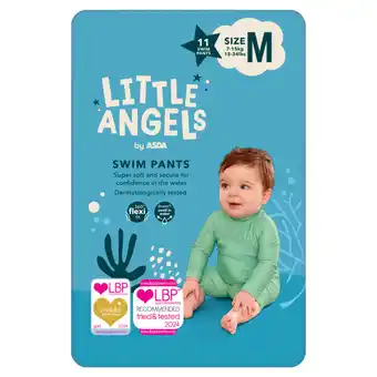 Asda LITTLE ANGELS by ASDA Swim Pants M 7-15kg 15-34lbs 11 Swim Pants offer