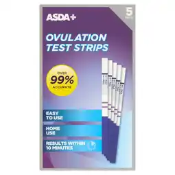 Asda ASDA 5 Ovulation Test Strips offer