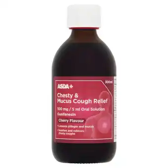 Asda ASDA Chesty Cough Cherry Syrup offer