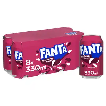 Iceland Fanta Zero Raspberry 8 x 330ml offer