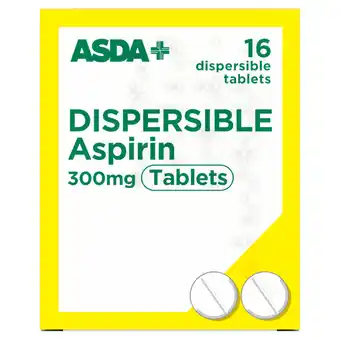 Asda ASDA Dispersible Aspirin 300mg Tablets offer