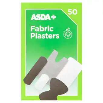 Asda ASDA 50 Fabric Plasters offer