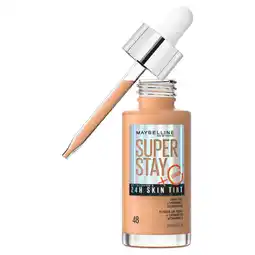 Asda Maybelline Super Stay up to 24H Skin Tint Foundation + Vitamin C - Shade 48 offer