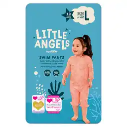 Asda LITTLE ANGELS by ASDA Swim Pants L 12-18kg 26-40lbs 10 Swim Pants offer