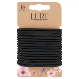 Asda Lure Beauty 15 Wide Snagfree Bands Black offer