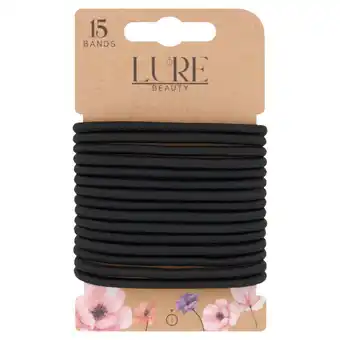 Asda Lure Beauty 15 Wide Snagfree Bands Black offer