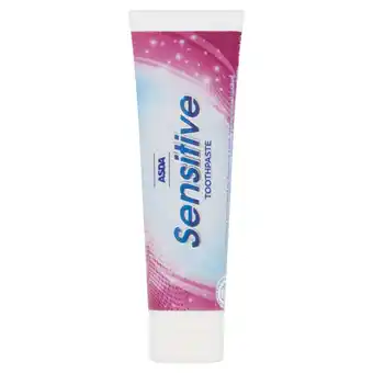 Asda ASDA Sensitive Toothpaste offer