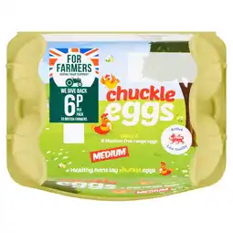 Morrisons Chuckle Medium Free Range Eggs For Farmers offer