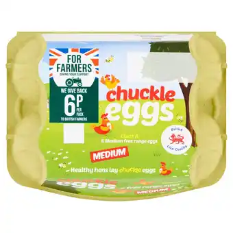 Morrisons Chuckle Medium Free Range Eggs For Farmers offer