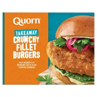 Morrisons Quorn Takeaway 2 Crunchy Fillet Burgers offer