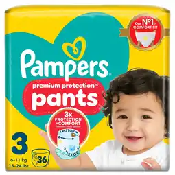 Morrisons Pampers Pants Pull-On Size 3 Midi offer
