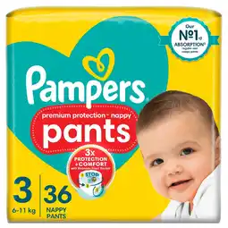 Morrisons Pampers Pants Pull-On Size 3 Midi offer