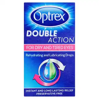 Morrisons Optrex Double Action Dry Eye Drops offer