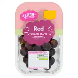 Morrisons Explore Red Seedless Grapes 400g offer