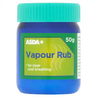 Asda ASDA Vapour Rub offer