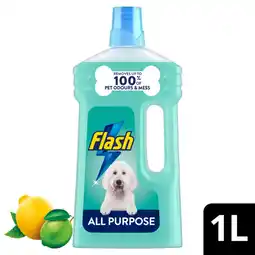 Asda Flash Flash Liquid Cleaner For Pet Lovers 1L, Floor Cleaning & Odour Removal offer