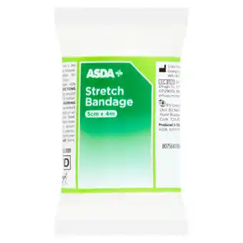 Asda ASDA Stretch Bandage offer