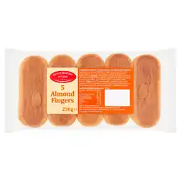 Iceland Dutch Masters of Cake 5 Almond Fingers 230g offer