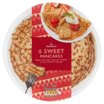 Morrisons Morrisons 6 Sweet Pancakes offer