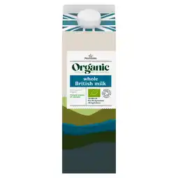 Morrisons Morrisons Organic Whole Milk 1L offer