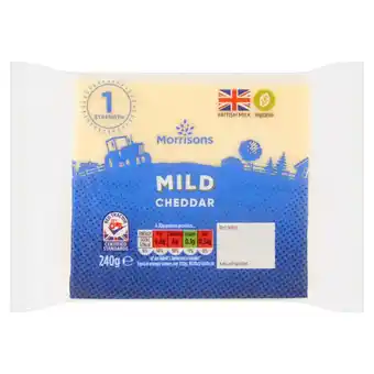 Morrisons Morrisons Mild Cheddar offer