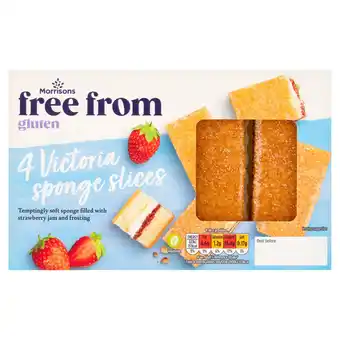 Morrisons Morrisons 4 Free From Victoria Sponge Slices offer