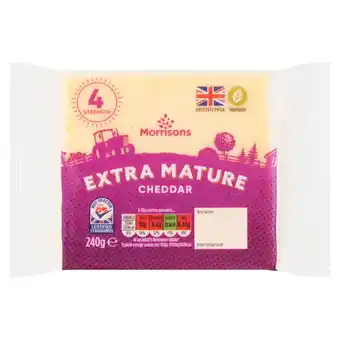 Morrisons Morrisons Extra Mature White Cheddar offer