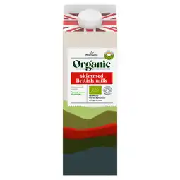 Morrisons Morrisons Organic Skimmed Milk 1L offer