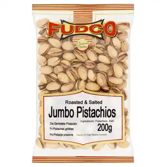 Morrisons Fudco Roasted & Salted Jumbo Pistachios offer