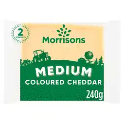 Morrisons Morrisons Scottish Medium Coloured Cheddar offer