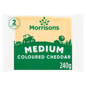 Morrisons Morrisons Scottish Medium Coloured Cheddar offer