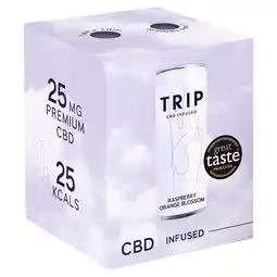 Morrisons Trip CBD Infused Raspberry Orange Blossom offer