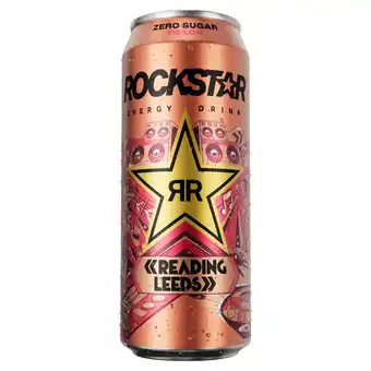 Morrisons Rockstar Zero Sugar Peach Can 500ml offer