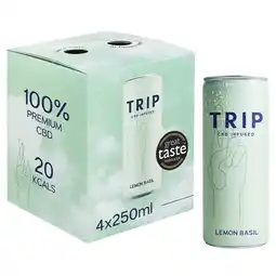 Morrisons Trip CBD Infused Lemon Basil offer