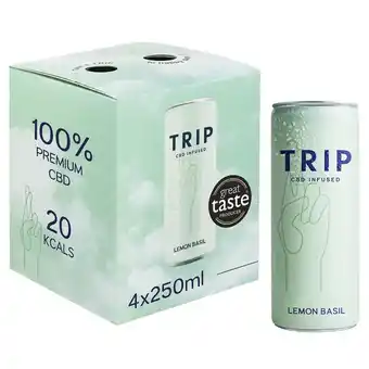 Morrisons Trip CBD Infused Lemon Basil offer