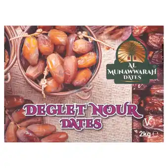 Morrisons Al Munawwarah Tunisian Deglet Nour Dates 2kg offer