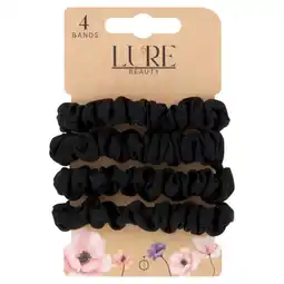 Asda Lure Beauty 4 Bands Mini Scrunchies offer